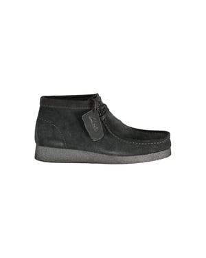 Zapatilla para Hombre de Cuero Negro Clarks