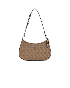 Bolso de Hombro Guess Latte Logo/Marrón