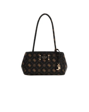 Bolso de Hombro Guess Logo Espresso