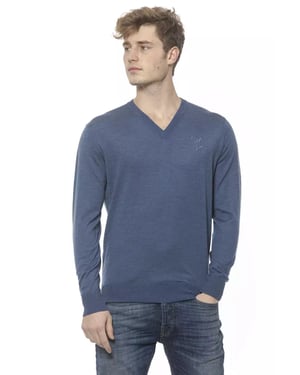 Suéter de cachemira azul de Billionaire Italian Couture
