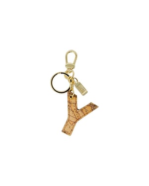 Llave de cuero artificial beige Alviero Martini Prima Classe
