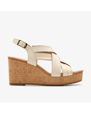 Sabina Sling Cream Leather Sandalias