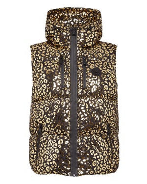 Chaleco De Plumón Leopard