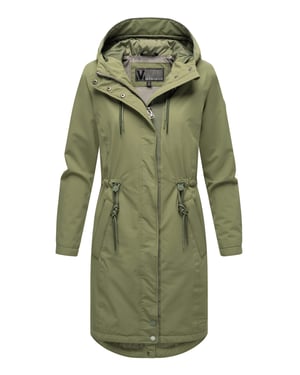 Chaqueta larga Marikoo con forro teddy & capucha – Megumii