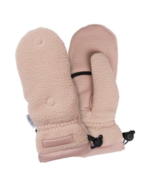Mitones convertibles de forro polar Sherpa a prueba de viento para hombres y mujeres