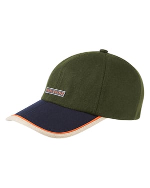 Gorra de pico de lana plegable impermeable con marca para hombres y mujeres