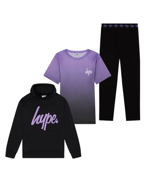 Conjunto de 3 Piezas para Niñas: Sudadera Incept, Blusa de Manga Corta y Leggings