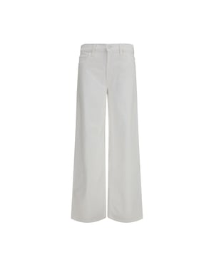 Madre Denim Jeans de Algodón Blanco