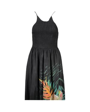 Vestido de mujer de poliéster negro Desigual