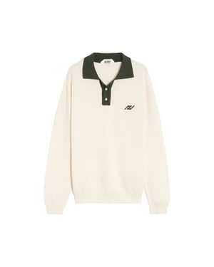 Camisa Polo de Algodón Beige Autry