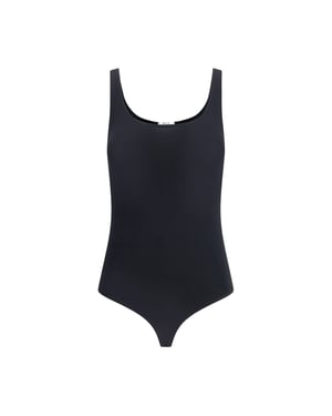 Body de algodón negro Wolford