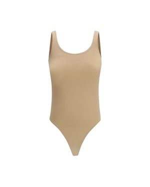 Body de algodón beige de Wolford