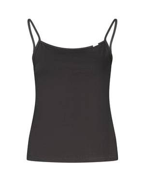 Tank de algodón negro para mujer de Calvin Klein