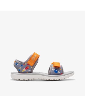 Surfing Tide Kid Grey/Orange Sandalias