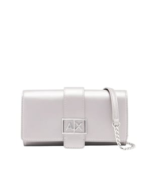 Bolso de hombro Armani Exchange Signature para mujer
