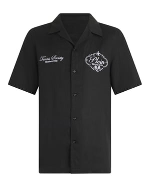 Linen Bowling Shirt Tennis Club