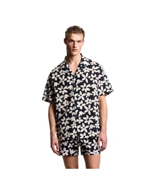 Camisa floral para hombre de Emporio Armani