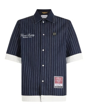 Shortsleeve Denim Overshirt Tennis