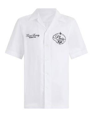 Linen Bowling Shirt Tennis Club