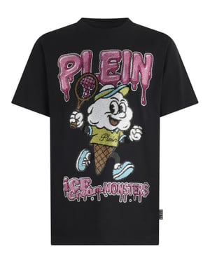 Round Neck T-Shirt Tennis Ice Cream