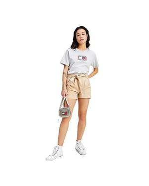 Pantalones cortos Tommy Jeans para mujer con logo