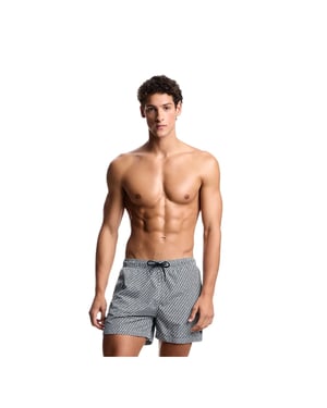 Traje de baño GA para hombre con estampado mixto de Emporio Armani