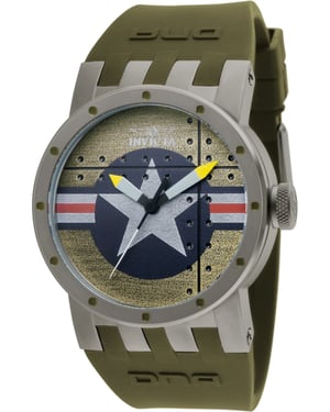 Invicta DNA 11648 Reloj de Hombre - Movimiento de Cuarzo - Acero Inoxidable con Esfera Verde - 46 mm