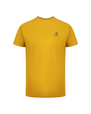 Camiseta Aquascutum Active Con Logo Pequeño, Té Chai