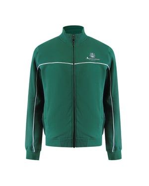 Sudadera De Cuello Alto Aquascutum Active Con Ribetes, Color Verde Caza