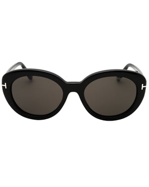 Gafas De Sol Tom Ford Negras Brillantes Ahumadas