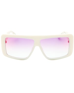 Gafas De Sol Blancas Con Lentes Degradadas O De Espejo Guess Color Violeta