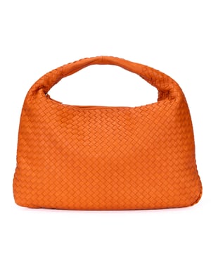 Bottega Veneta Large Hobo Bag Large en  naranja Cuero de ternero