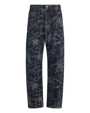 Beach Boy Fit Jeans All-Over Skulls Skull