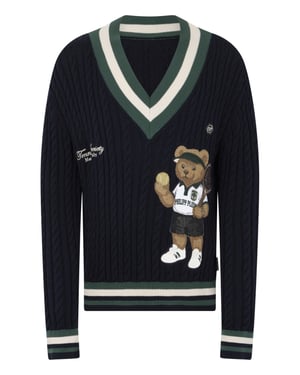 V-Neck Pullover Plein Tennis
