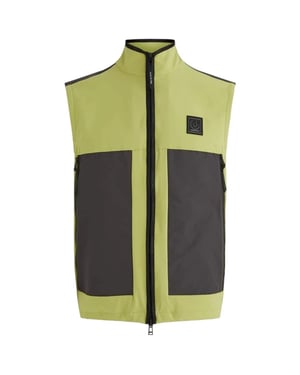 Chaqueta Chaleco Belstaff Ratio Verde Lima