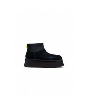 UGG Botas de Tobillo de Cuero Suede Negros