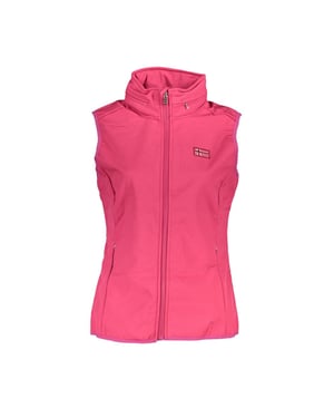 Chaqueta de mujer de poliéster rosa Scuola Nautica