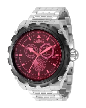 Invicta Coalition Forces 49200 Reloj de Hombre - Movimiento de Cuarzo - Acero Inoxidable con Esfera Rosa - 50 mm