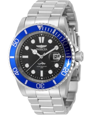 Invicta Pro Diver 50828 Reloj de Hombre - Movimiento de Cuarzo - Acero Inoxidable con Esfera Negra - 42 mm
