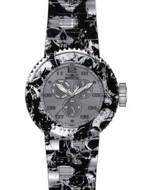 Invicta Pro Diver 50211 Reloj de Hombre - Movimiento de Cuarzo - Acero Inoxidable con Esfera Gris - 52 mm