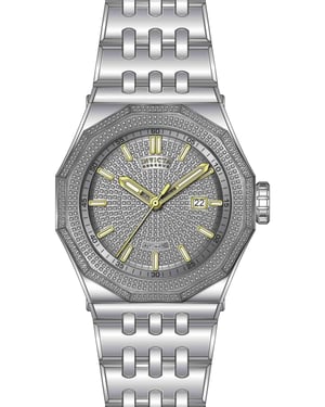 Invicta Reserve 50441 Reloj de Hombre - Movimiento Automático - Acero Inoxidable con Esfera Plateada - 48 mm