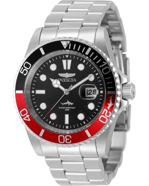 Invicta Pro Diver 50829 Reloj de Hombre - Movimiento de Cuarzo - Acero Inoxidable con Esfera Negra - 42 mm