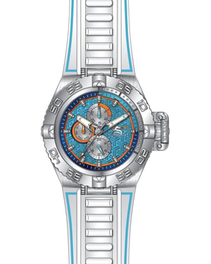 Invicta Subaqua 49876 Reloj de Hombre - Movimiento de Cuarzo - Acero Inoxidable con Esfera Azul - 50 mm