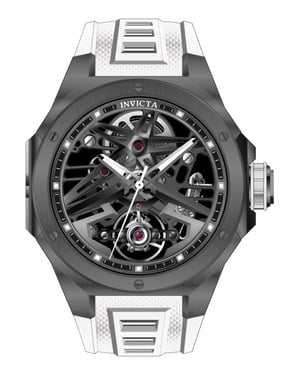 Invicta Celestial 70104 Reloj de Hombre - Movimiento Mecánico - Acero Inoxidable con Esfera Negra - 43 mm