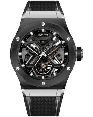 Invicta Celestial 70108 Reloj de Hombre - Movimiento Automático - Cristal K9 con Esfera Negra - 45 mm