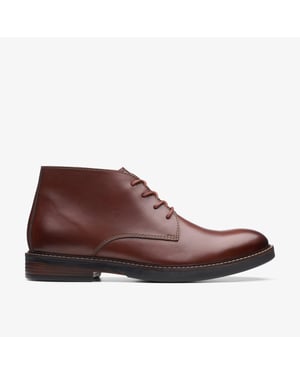 Paulson Mid Mahogany Leather Botas