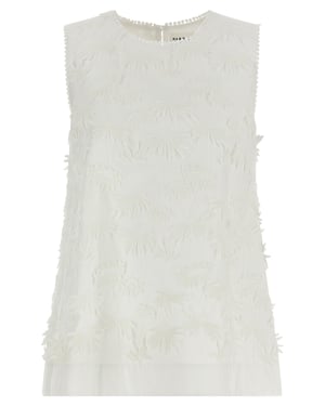 Blusa de Algodón Blanca P.A.R.O.S.H.