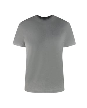 Camiseta Gris Con Logotipo Monótono De Burberry