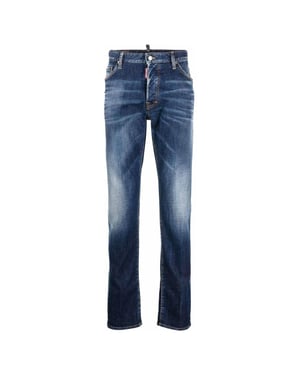 Vaqueros Ajustados Cool Guy En Azul Marino De Dsquared2