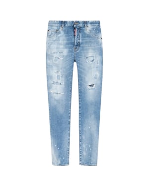 Dsquared2 Cool Guy Jean Jeans Desgastados De Color Azul Claro